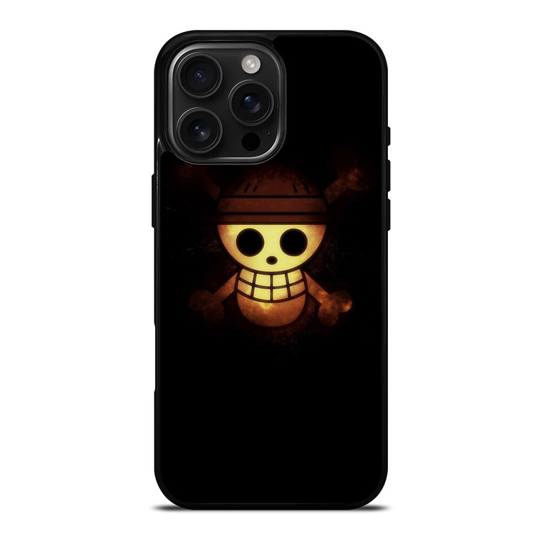 ONE PIECE STRAW HAT GOLD LOGO iPhone 16 Pro Max Case Cover