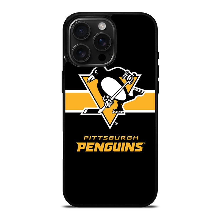 PITTSBURGH PENGUINS HOCKEY TEAM iPhone 16 Pro Max Case Cover
