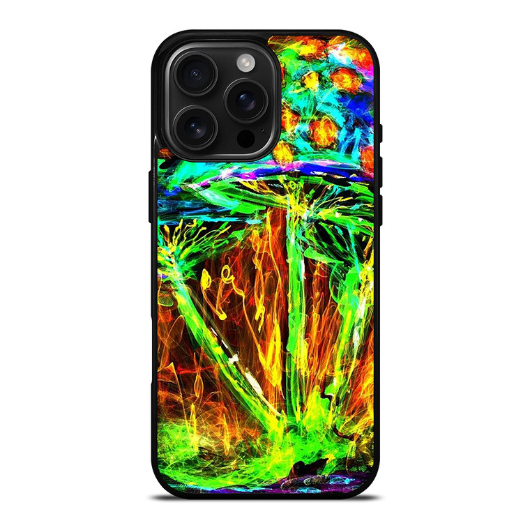 PSYCHEDELIC VISUALS MUSHROOM iPhone 16 Pro Max Case Cover PSYCHEDELIC VISUALS MUSHROOM iPhone 16 Pro Max Case Cover