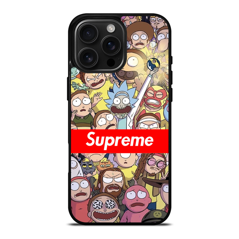 RICK AND MORTY COLLAGE iPhone 16 Pro Max Case Cover