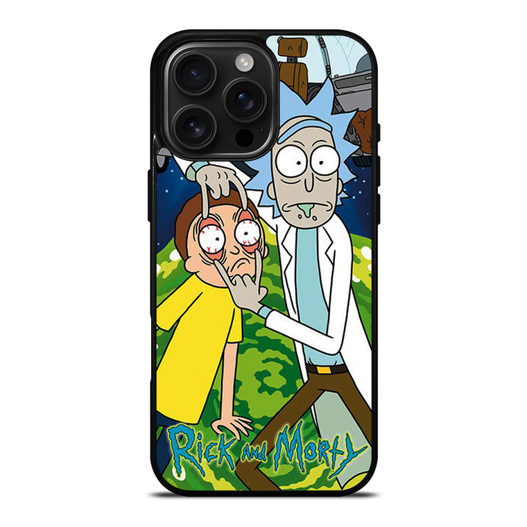 RICK AND MORTY UFO CAR iPhone 16 Pro Max Case Cover