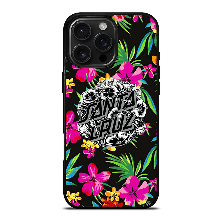 SANTA CRUZ SKATEBOARDS FLOWER iPhone 16 Pro Max Case Cover SANTA CRUZ SKATEBOARDS FLOWER iPhone 16 Pro Max Case Cover