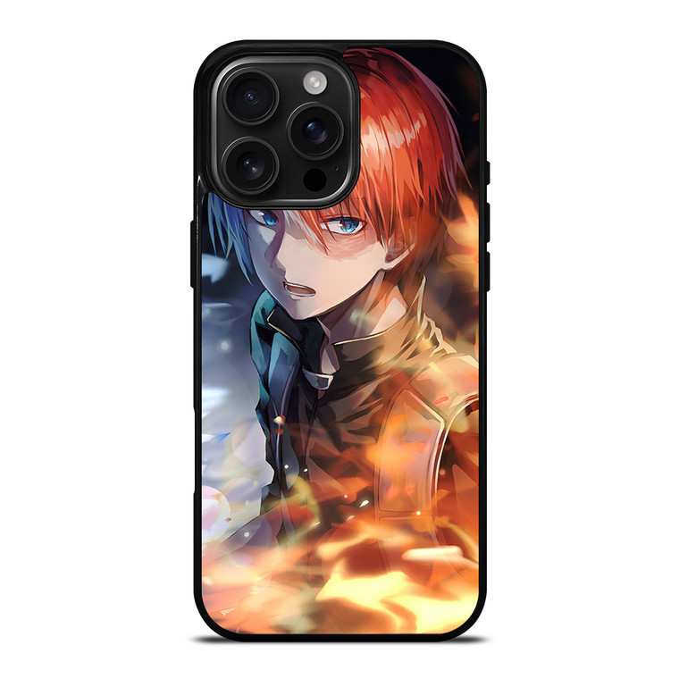 SHOTO TODOROKI FACE MY HERO ACADEMIA iPhone 16 Pro Max Case Cover