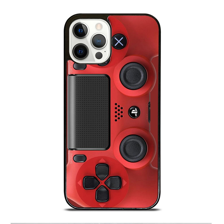 PS4 CONTROLLER PLAYSTATION RED iPhone 12 Pro Case Cover