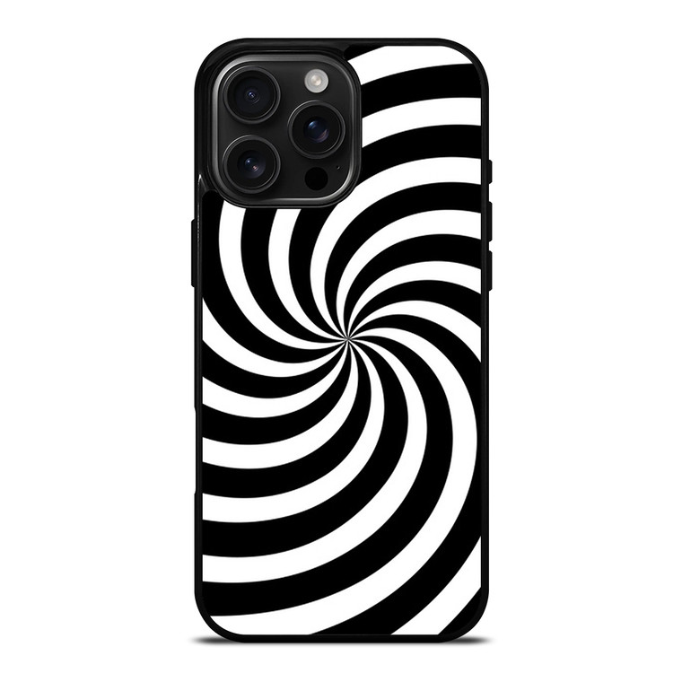 SPIRAL BLACK iPhone 16 Pro Max Case Cover