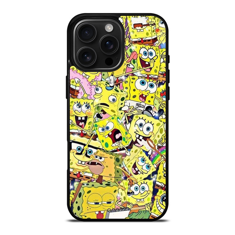 SPONGEBOB COLLAGE iPhone 16 Pro Max Case Cover
