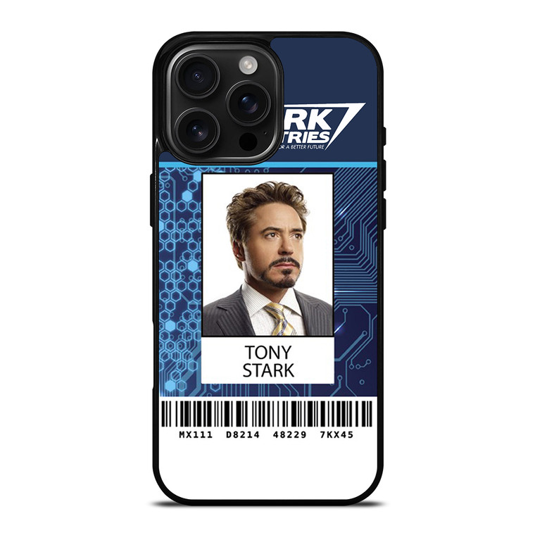STARK INDUSTRIES ID CARD iPhone 16 Pro Max Case Cover