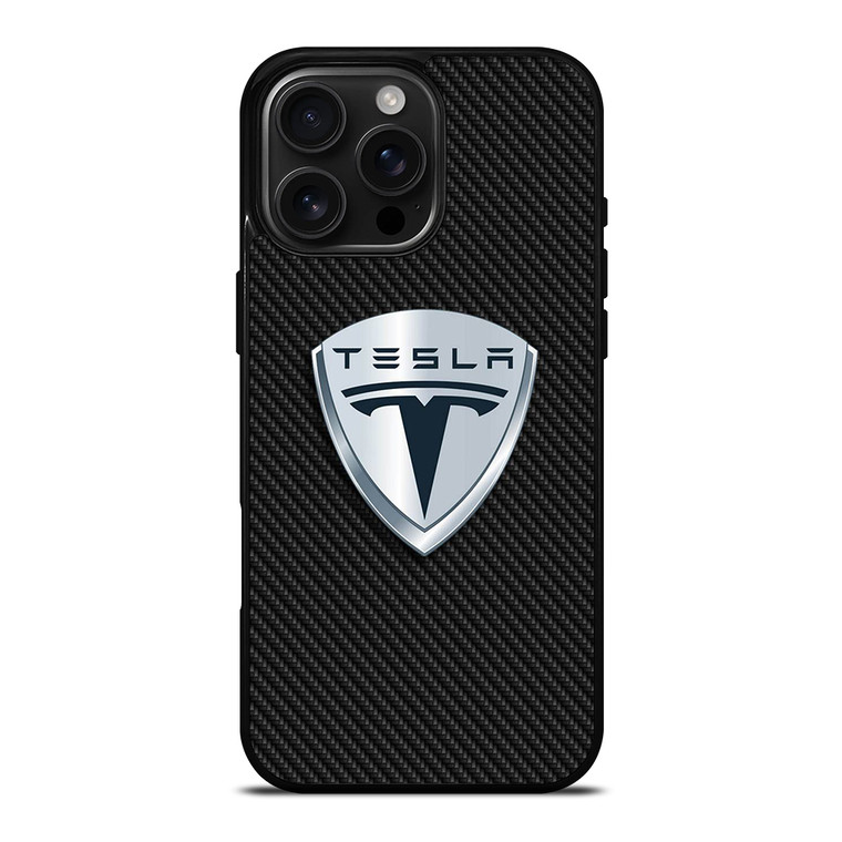 TESLA LOGO iPhone 16 Pro Max Case Cover