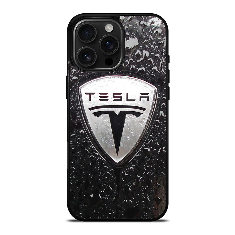 TESLA RAINDROP LOGO iPhone 16 Pro Max Case Cover