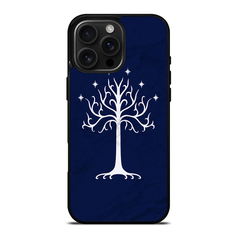 TREE OF GONDOR MARBLE LOGO iPhone 16 Pro Max Case Cover