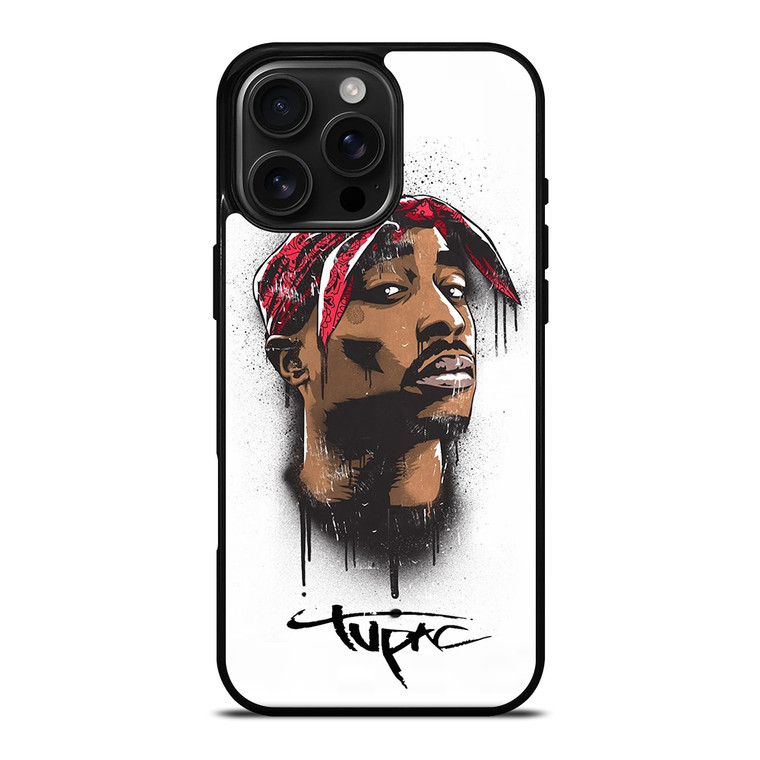 TUPAC 2PAC RAPPER 1 iPhone 16 Pro Max Case Cover
