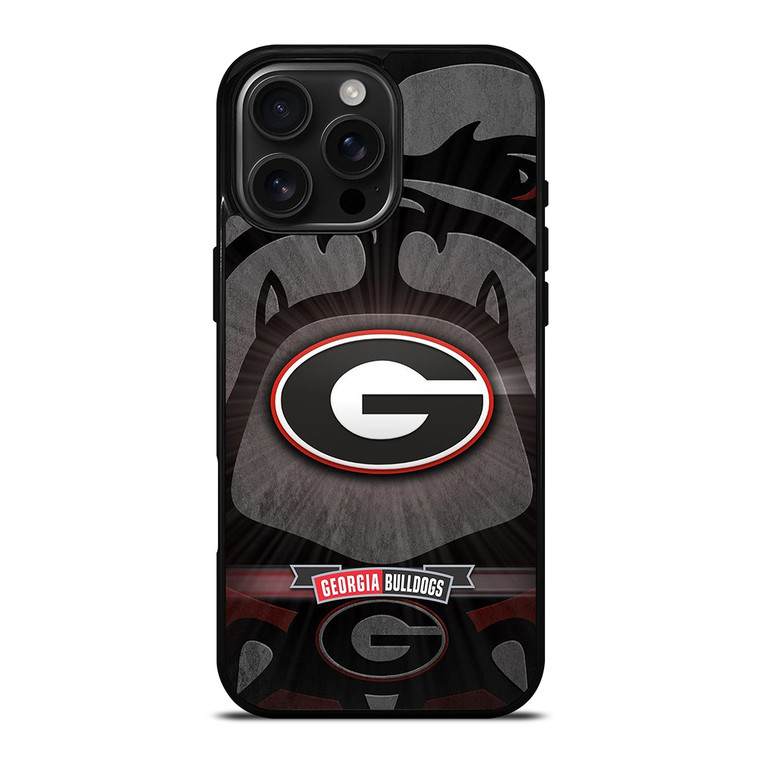 UNIVERSITY GEORGIA BULLDOGS 3 iPhone 16 Pro Max Case Cover