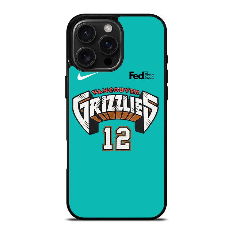 VANCOUVER GRIZZLIES JERSEY iPhone 16 Pro Max Case Cover VANCOUVER GRIZZLIES JERSEY iPhone 16 Pro Max Case Cover