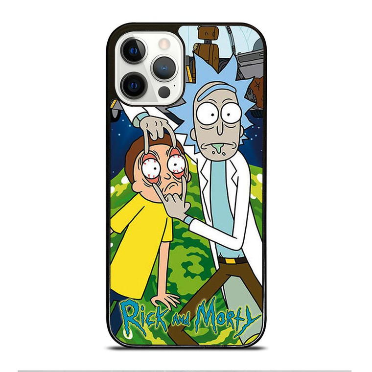 RICK AND MORTY UFO CAR iPhone 12 Pro Case Cover