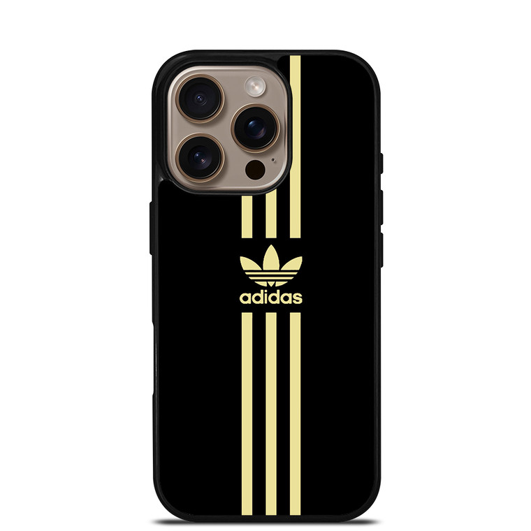 ADIDAS GOLD STRIPE 1 iPhone 16 Pro Case Cover