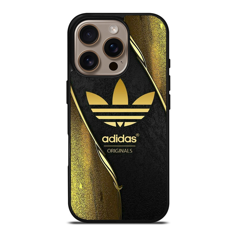 ADIDAS GOLD iPhone 16 Pro Case Cover