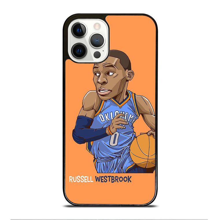 RUSSELL WESTBROOK CARTOON iPhone 12 Pro Case Cover