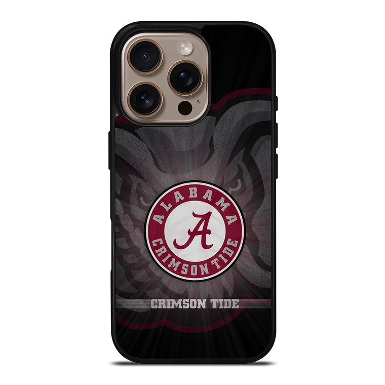 ALABAMA CRIMSON TIDE BAMA iPhone 16 Pro Case Cover