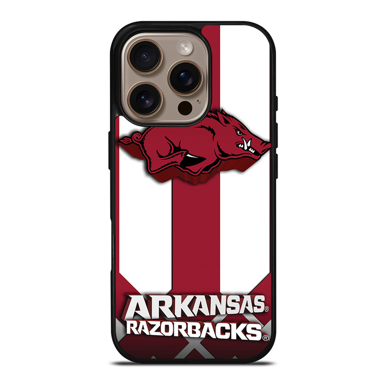 ARKANSAS RAZORBACKS LOGO iPhone 16 Pro Case Cover