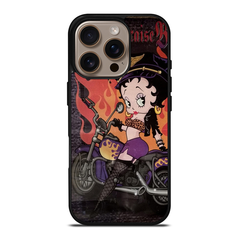 BETTY BOOP RIDE iPhone 16 Pro Case Cover