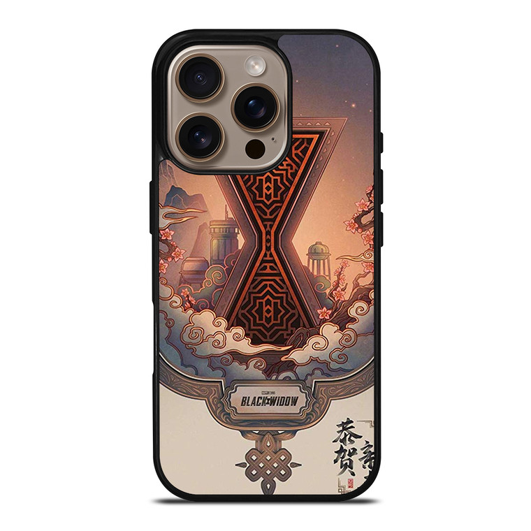 BLACK WIDOW LOGO ETERNAL iPhone 16 Pro Case Cover