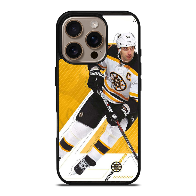 BOSTON BRUINS CAPTAIN ZDENO CHARA iPhone 16 Pro Case Cover