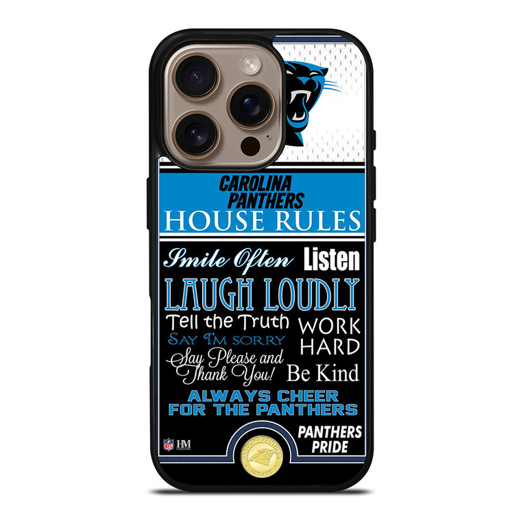 CAROLINA PANTHERS PRIDE iPhone 16 Pro Case Cover