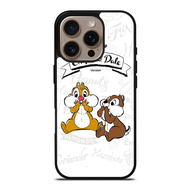 CHIP AND DALE CARTOON DISNEY iPhone 16 Pro Case Cover
