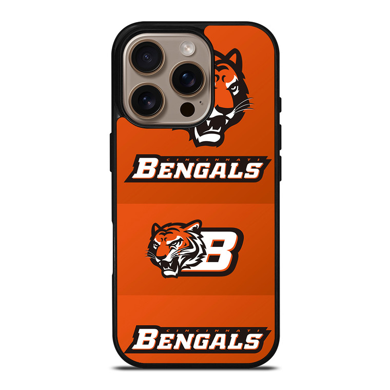 CINCINNATI BENGALS LOGO iPhone 16 Pro Case Cover