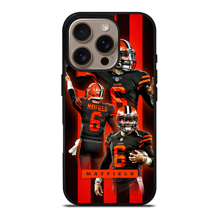 CLEVELAND BROWNS BAKER MAYFIELD 6 iPhone 16 Pro Case Cover