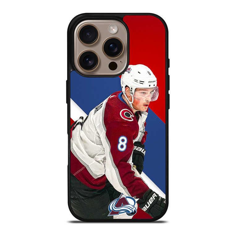 COLORADO AVALANCHE CALE MAKAR iPhone 16 Pro Case Cover