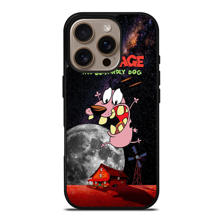 COURAGE THE COWARDLY DOG SPACE iPhone 16 Pro Case Cover