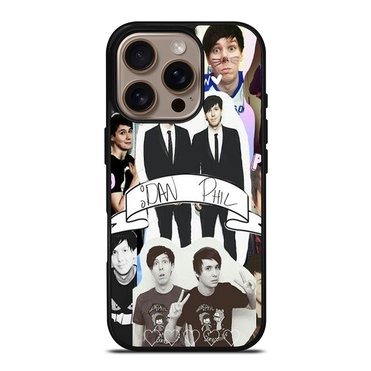 DAN AND PHIL COLLAGE iPhone 16 Pro Case Cover DAN AND PHIL COLLAGE iPhone 16 Pro Case Cover