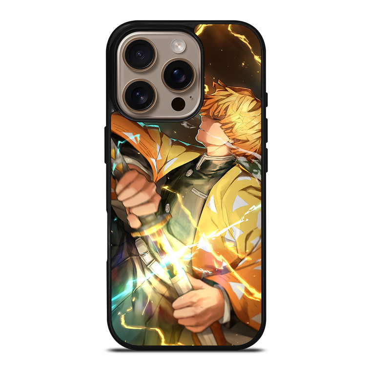 DEMON SLAYER ZENITSU LIGHTNING iPhone 16 Pro Case Cover
