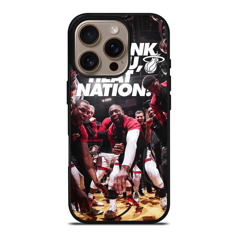 DWYANE WADE HEAT NATION iPhone 16 Pro Case Cover