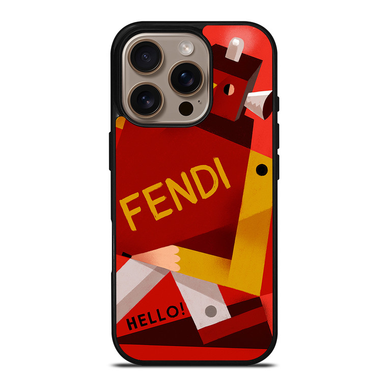 FENDI ROMA KIDS iPhone 16 Pro Case Cover