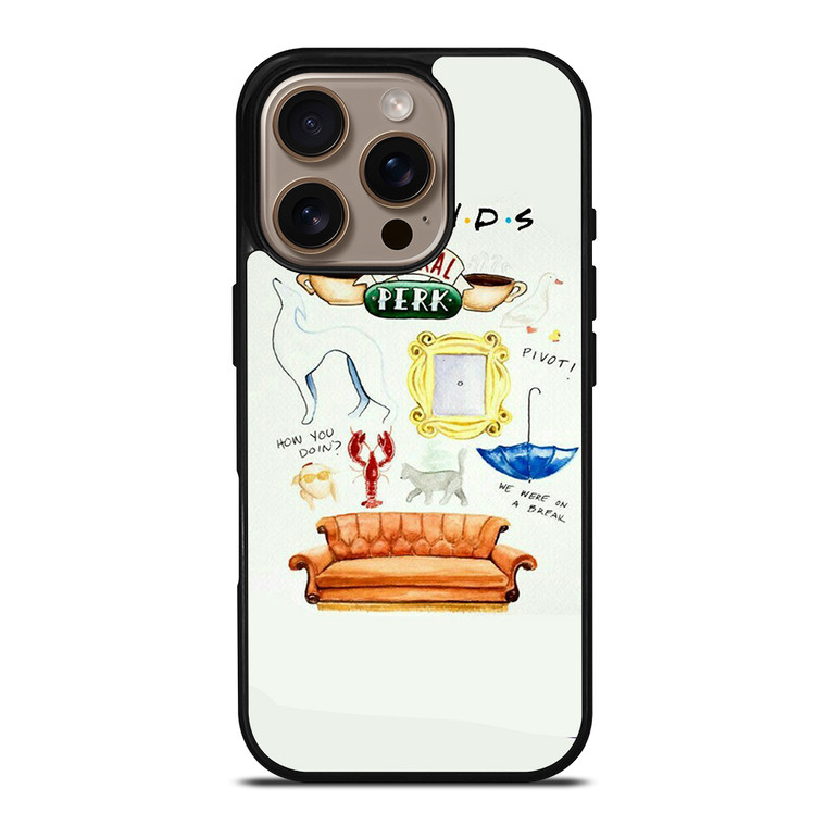 FRIENDS CENTRAL PERK ART iPhone 16 Pro Case Cover