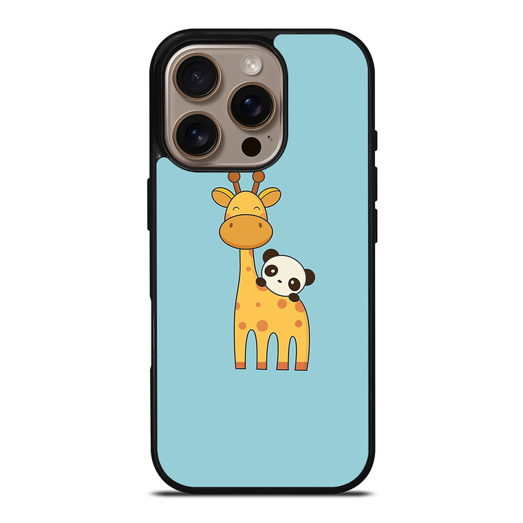 GIRAFFE AND PANDA iPhone 16 Pro Case Cover
