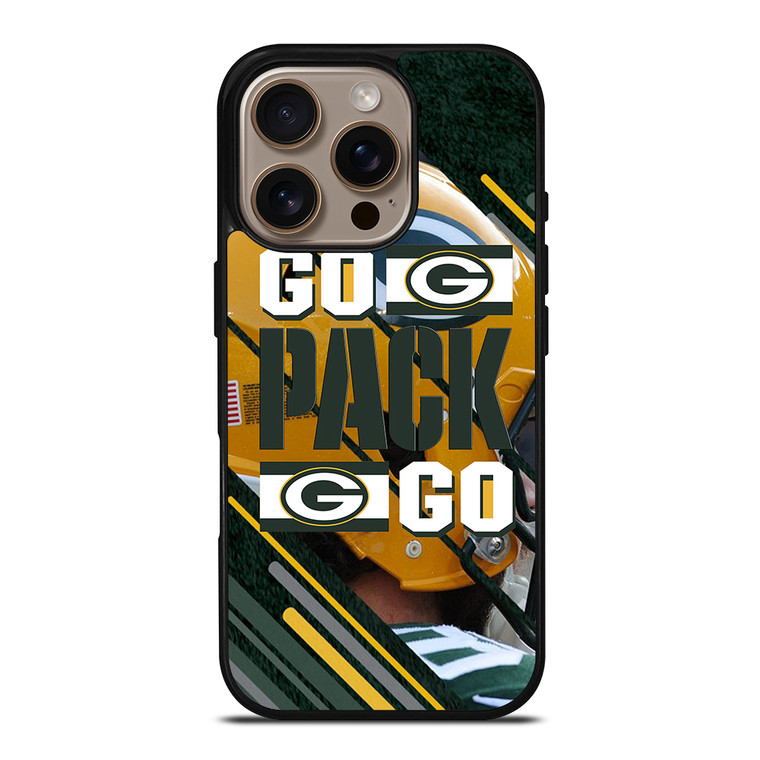 GREEN BAY PACKERS GO PACK GO iPhone 16 Pro Case Cover