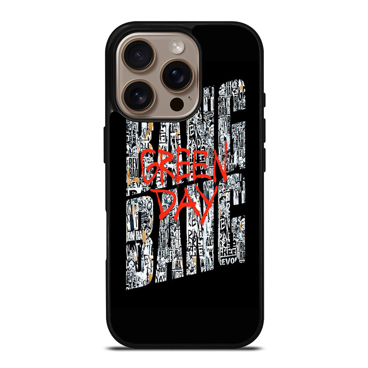 GREEN DAY BAND BANG BANG iPhone 16 Pro Case Cover
