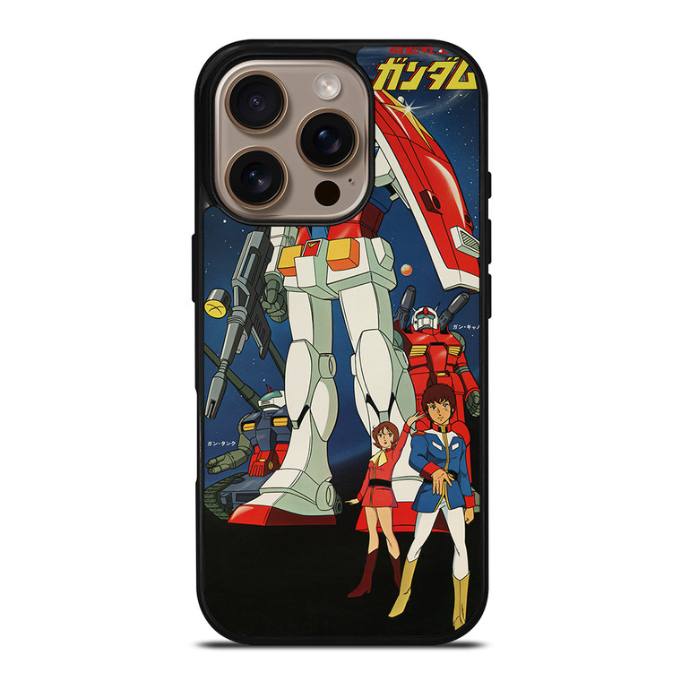 GUNDAM MOBILE SUIT POSTER iPhone 16 Pro Case Cover