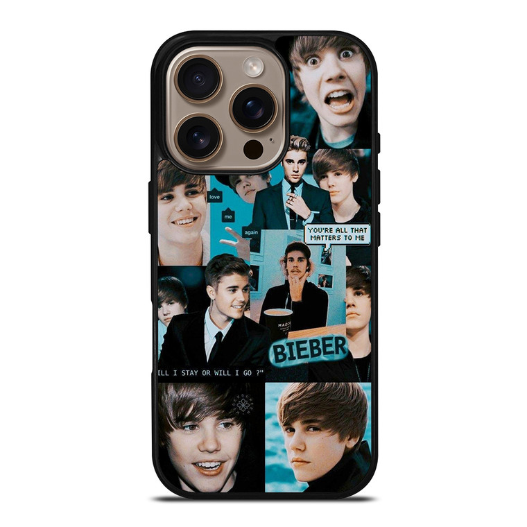 JUSTIN BIEBER COLLAGE iPhone 16 Pro Case Cover