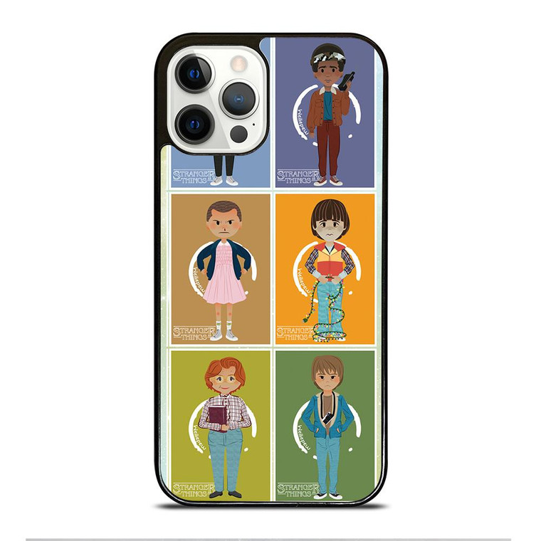 STRANGER THINGS CHARACTERS 3 iPhone 12 Pro Case Cover