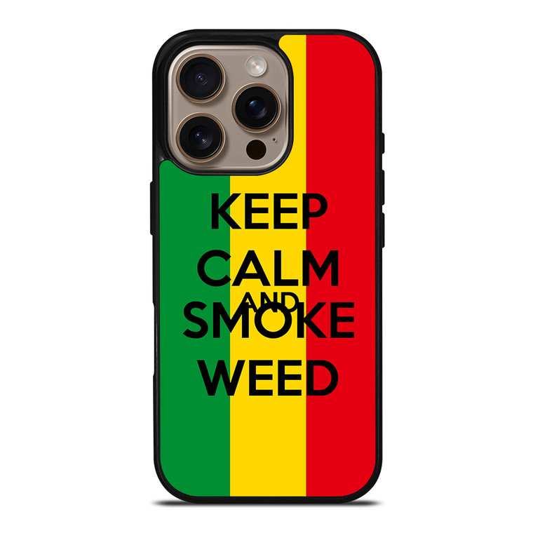KEEP CALM AND SMOKE WEED 2 iPhone 16 Pro Case Cover