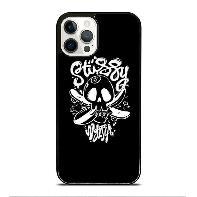 STUSSY SKULL LOGO iPhone 12 Pro Case Cover