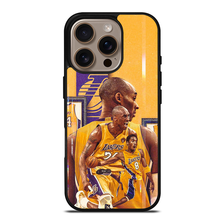 KOBE BRYANT CAREER iPhone 16 Pro Case Cover