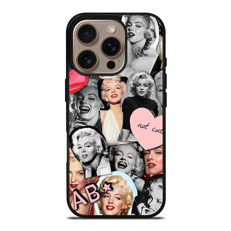 MARILYN MONROE COLLAGE iPhone 16 Pro Case Cover