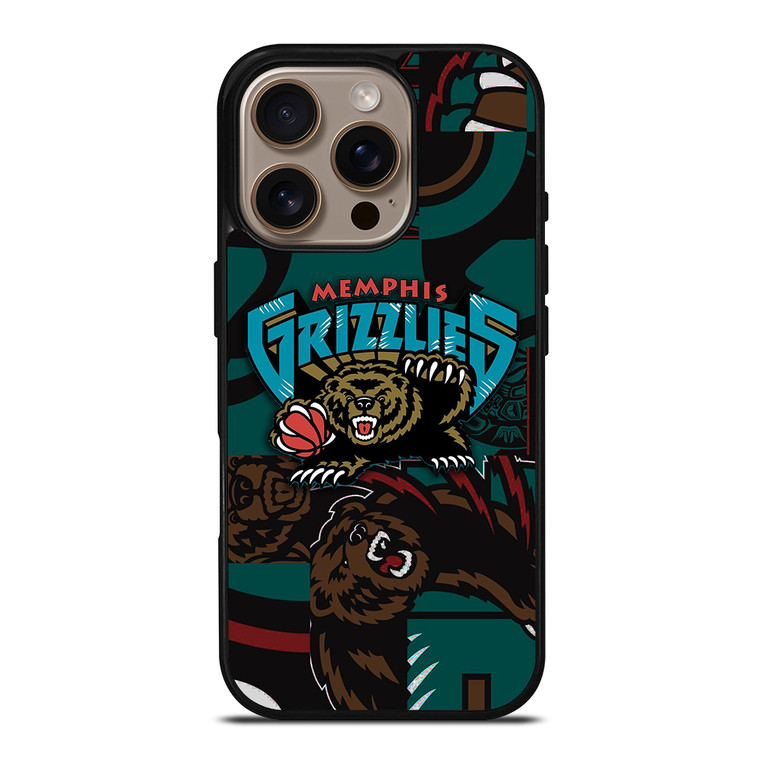 MEMPHIS GRIZZLIES NBA iPhone 16 Pro Case Cover