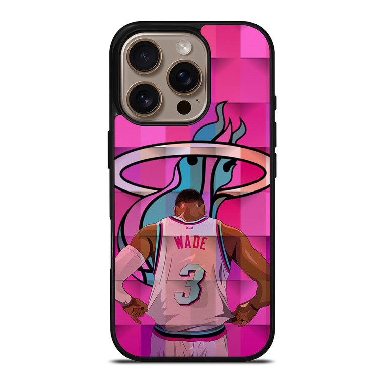 MIAMI HEAT WADE iPhone 16 Pro Case Cover