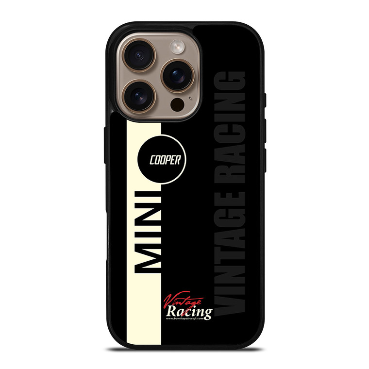 MINI COOPER VINTAGE RACING iPhone 16 Pro Case Cover